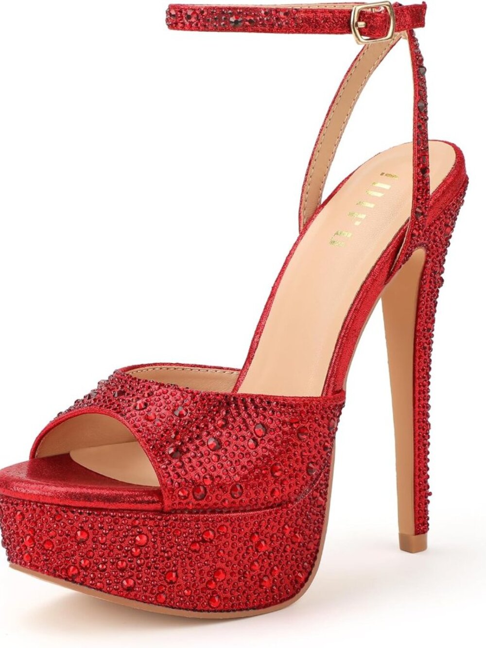 Rhinestone Platform High Heels for Women - Stylish Evening Shoes, Chic